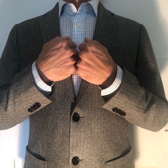 Banana Republic Herringbone Blazer - NWOT - Picture 4 of 8